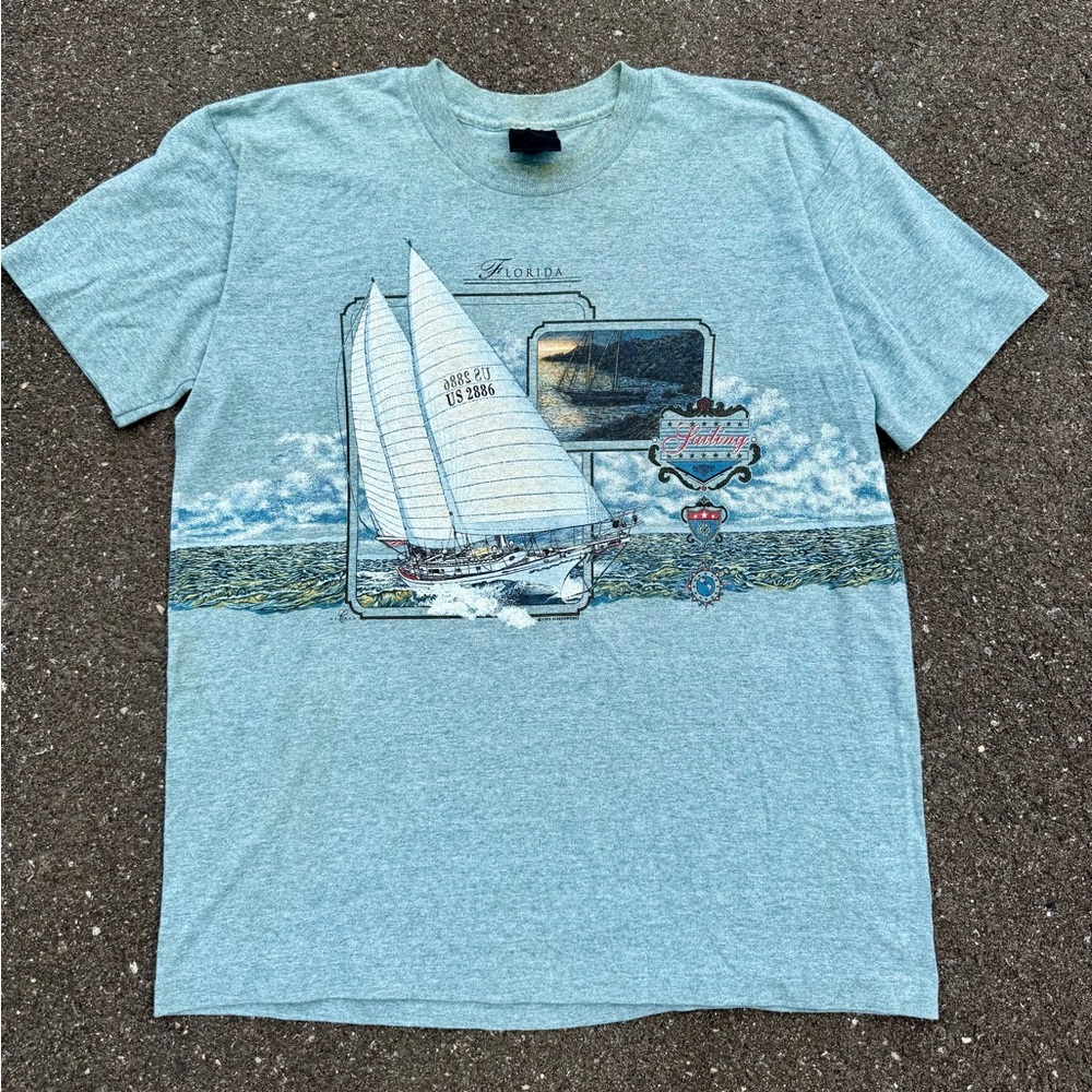 1993 Florida Sailing Single Stitch Tee Shirt